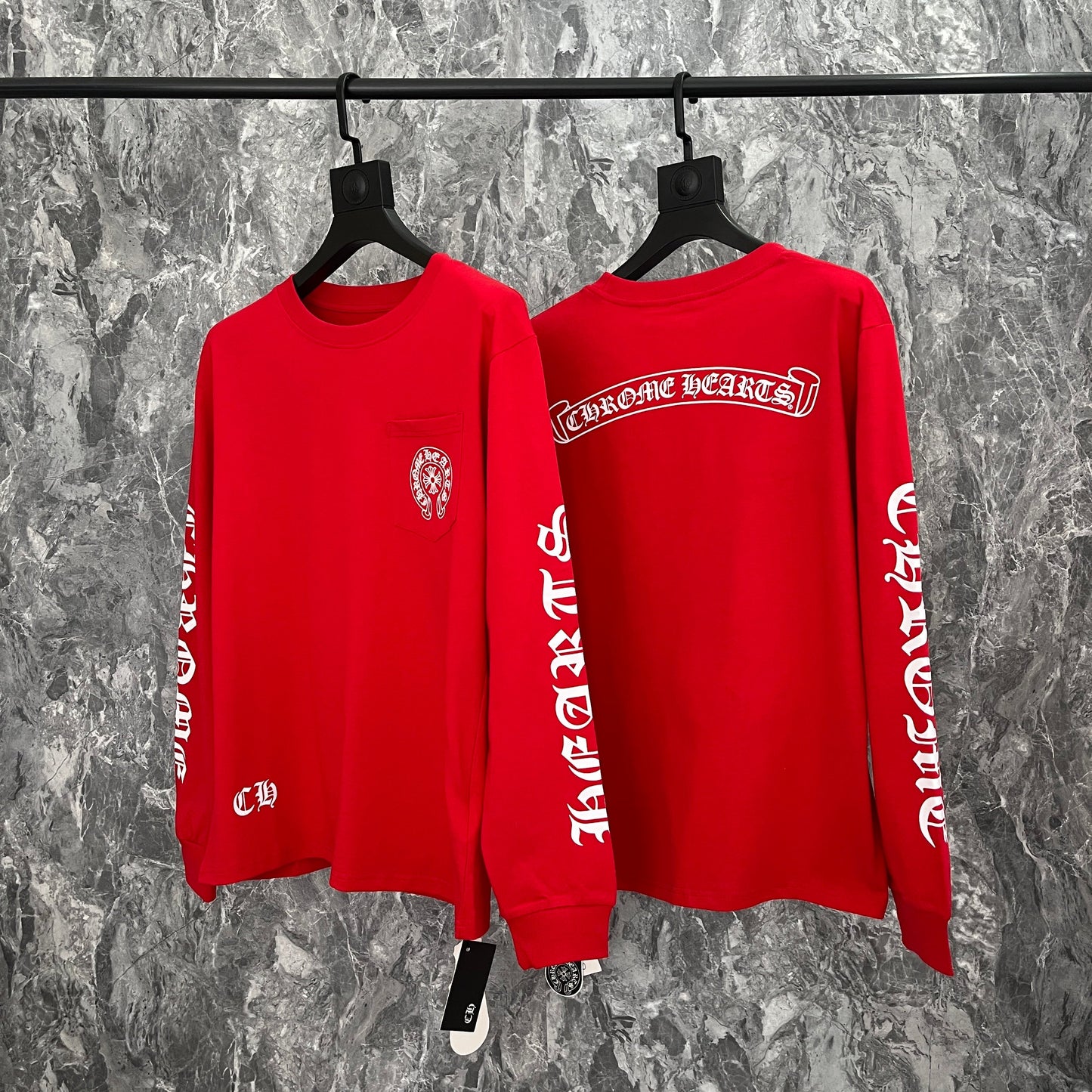 Chrome Hearts Men's Long-Sleeve T-shirt Sweatshirt K8011