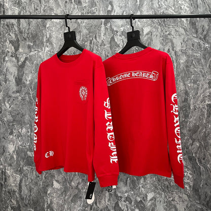 Chrome Hearts Men's Long-Sleeve T-shirt Sweatshirt K8011