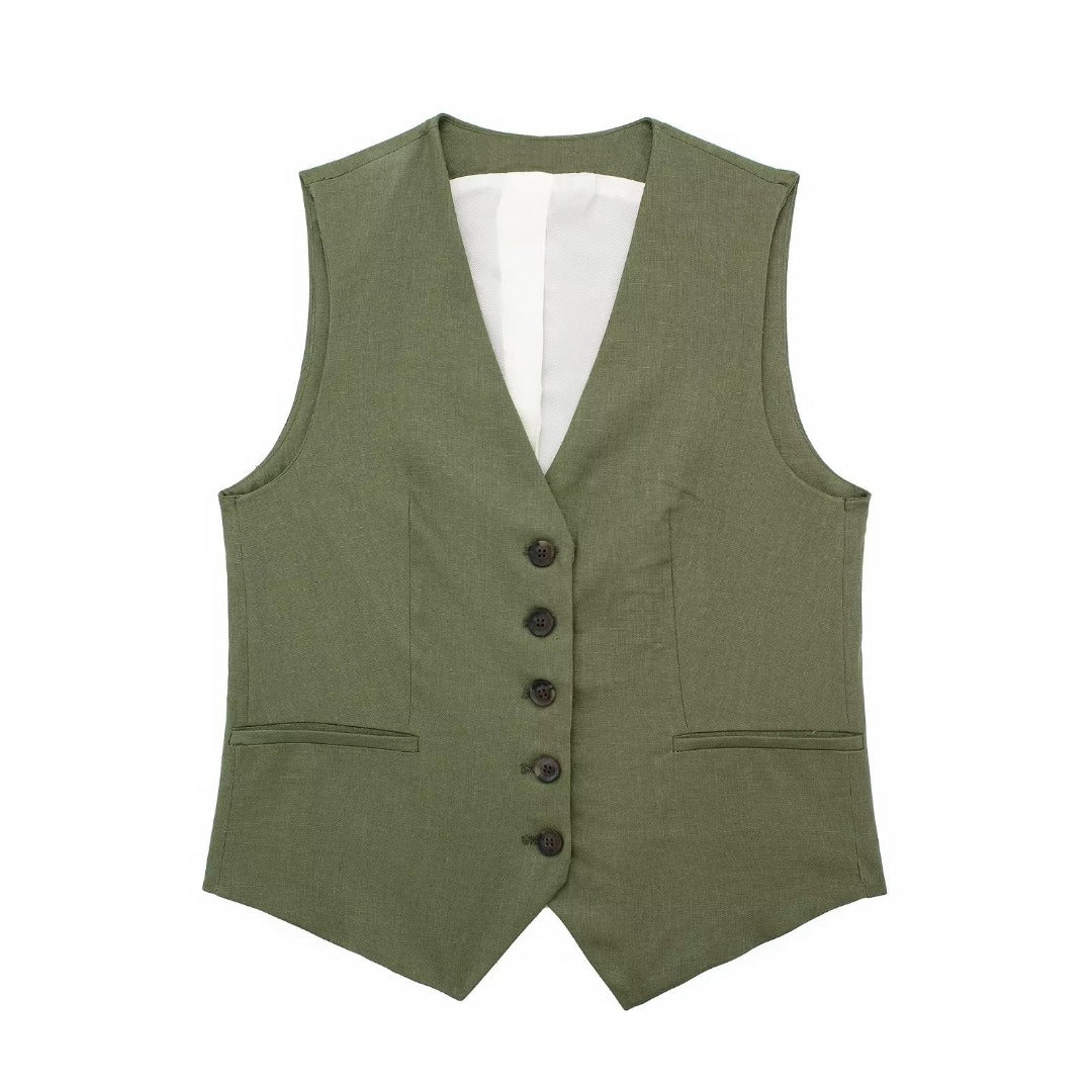 Women Vest Shorts With Suit
