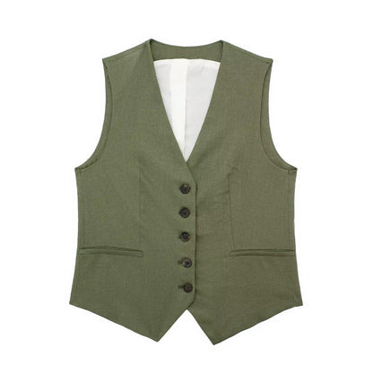 Women Vest Shorts With Suit