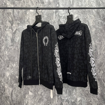 Chrome Hearts Zip Up Hoodie K5028