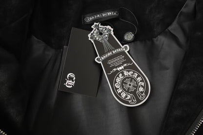 Chrome Hearts Horseshoe Cross Jacket - Black Street Embroidered Coat 8800