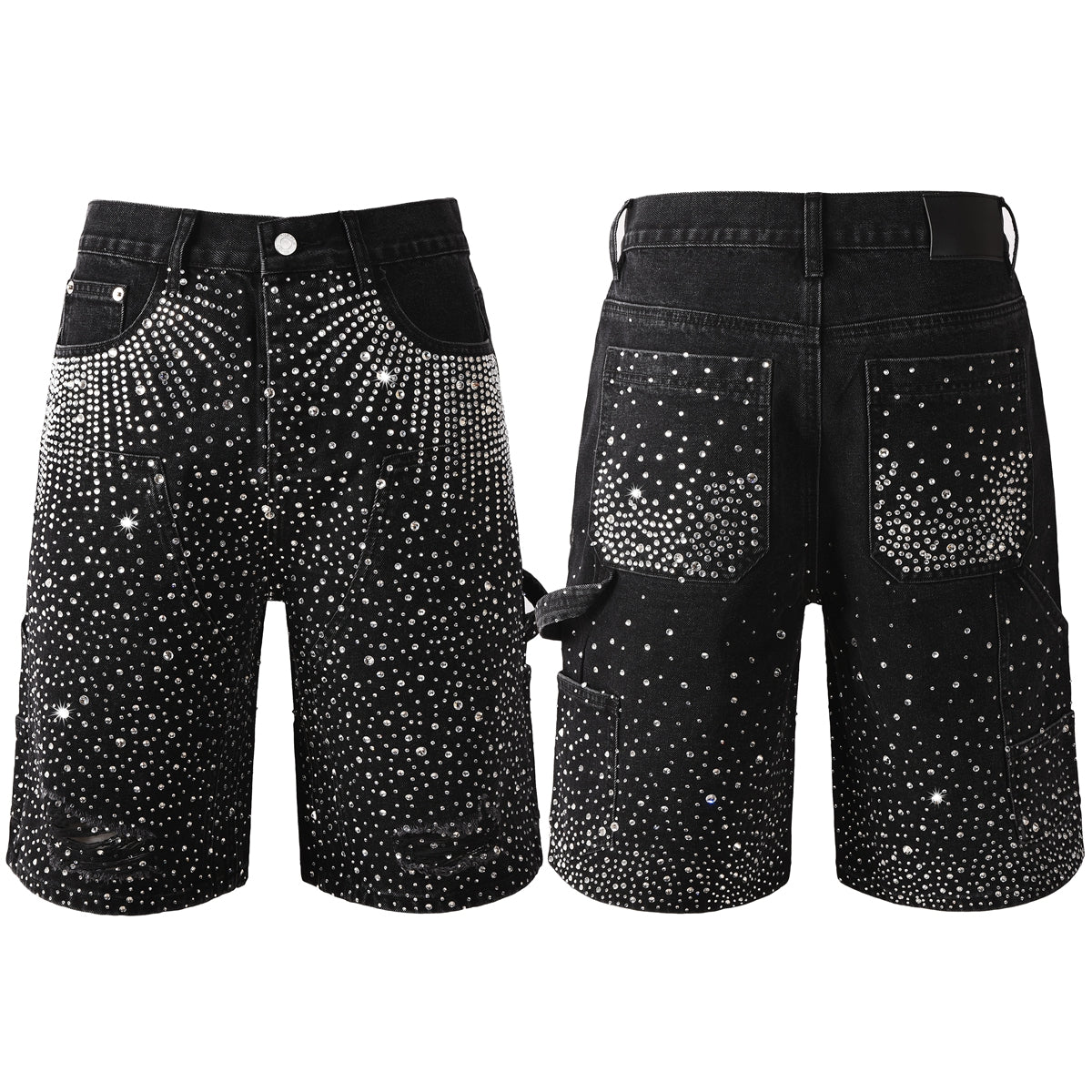 PURPLE Shorts Crystals 5099