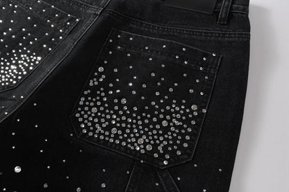 PURPLE Shorts Crystals 5099