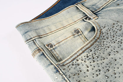 PURPLE Shorts Crystals 5105