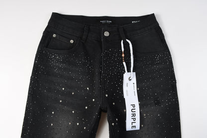 PURPLE Shorts Crystals 5106