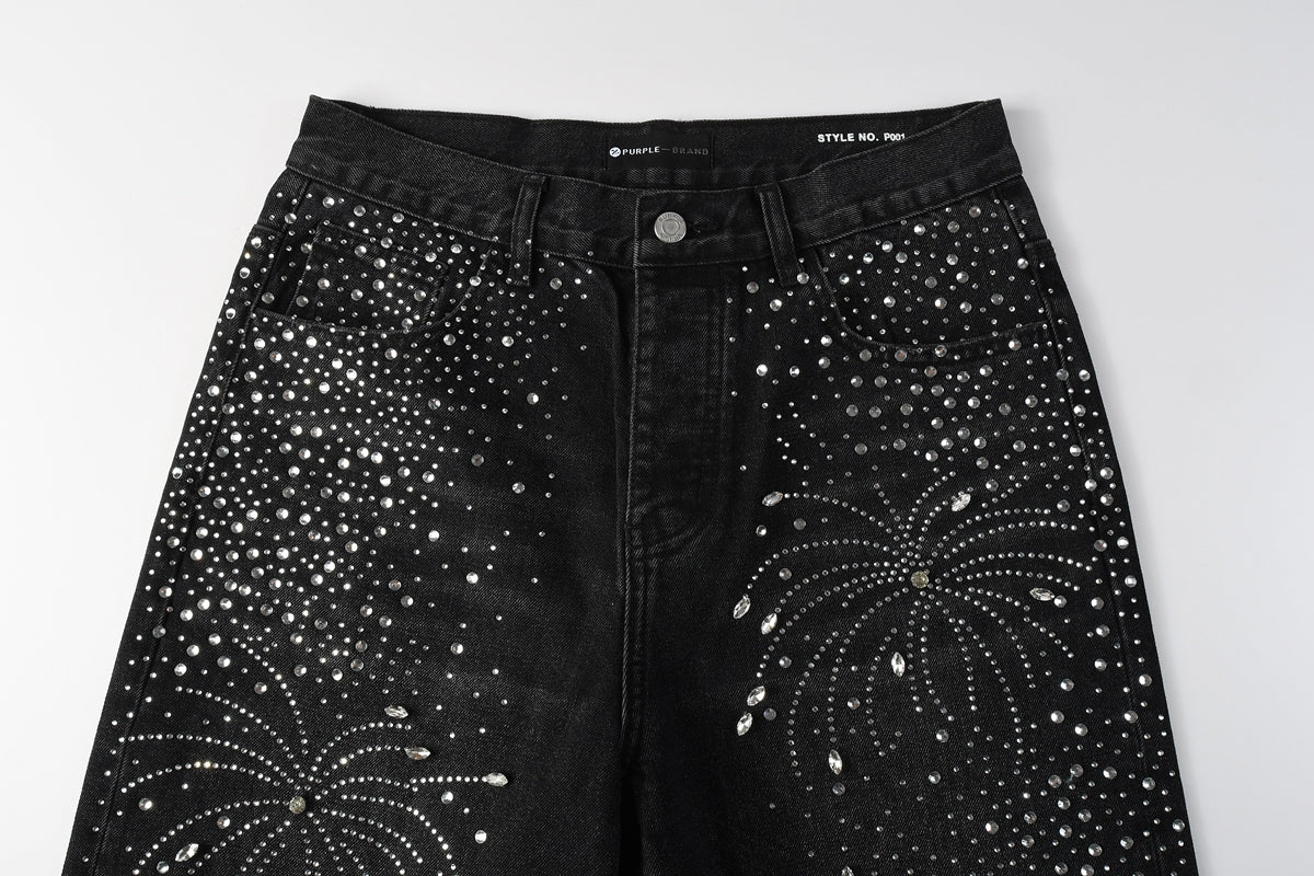 PURPLE Shorts Crystals 5103