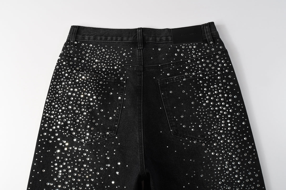 PURPLE Shorts Crystals 5103