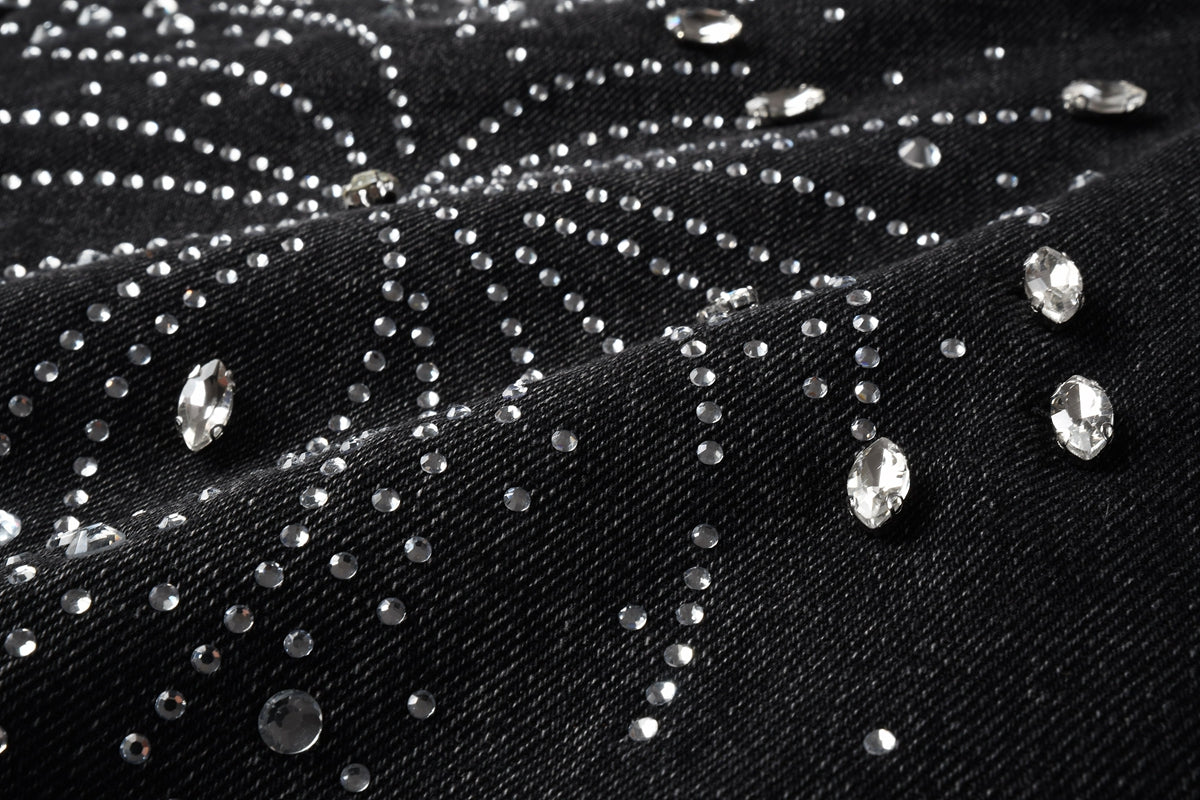 PURPLE Shorts Crystals 5103