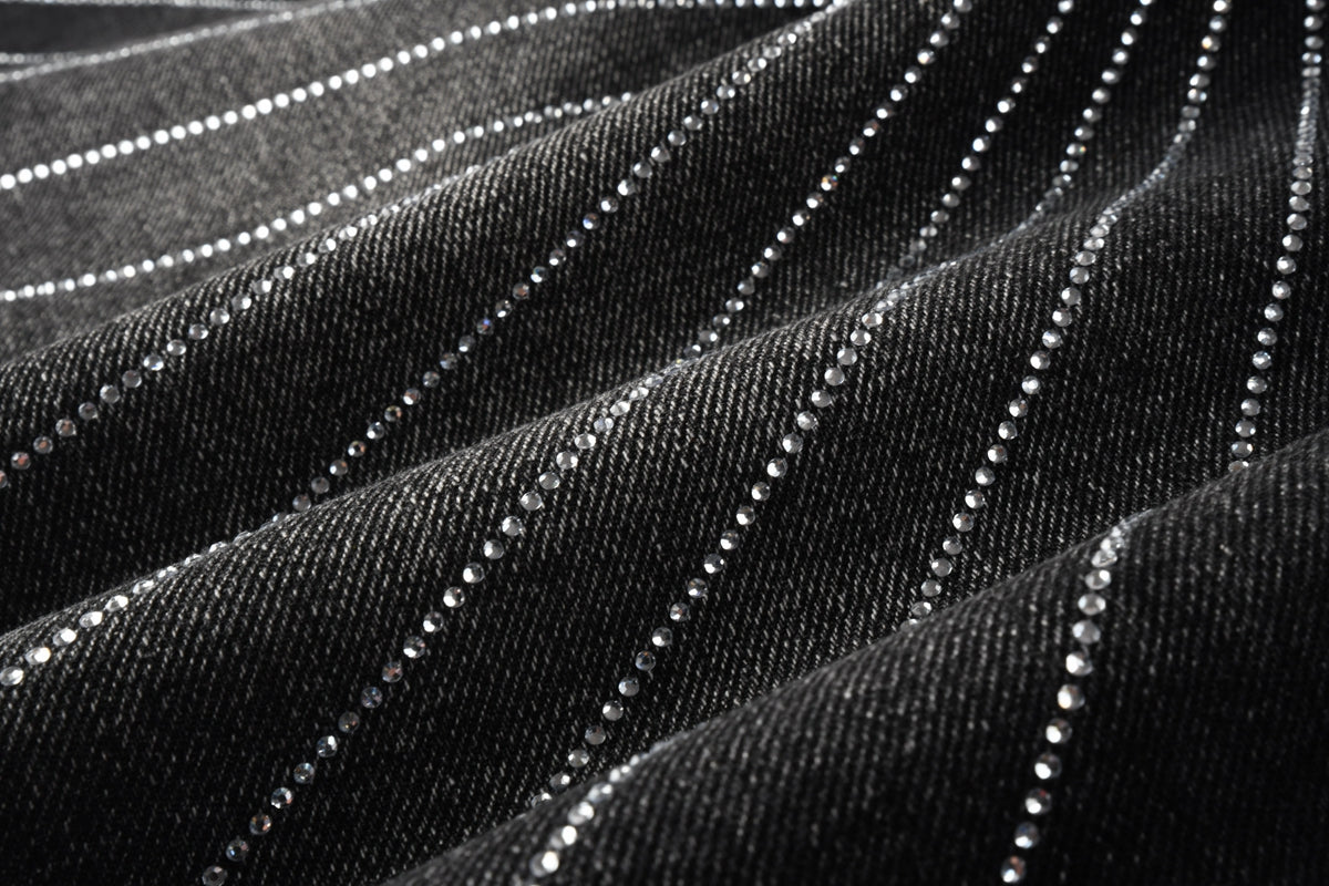 PURPLE Shorts Crystals 5104