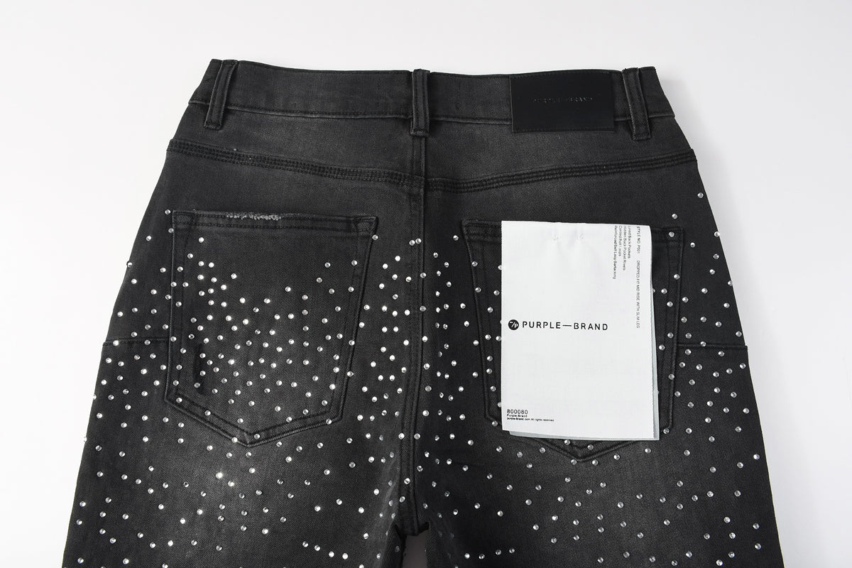 PURPLE Shorts Crystals 5111