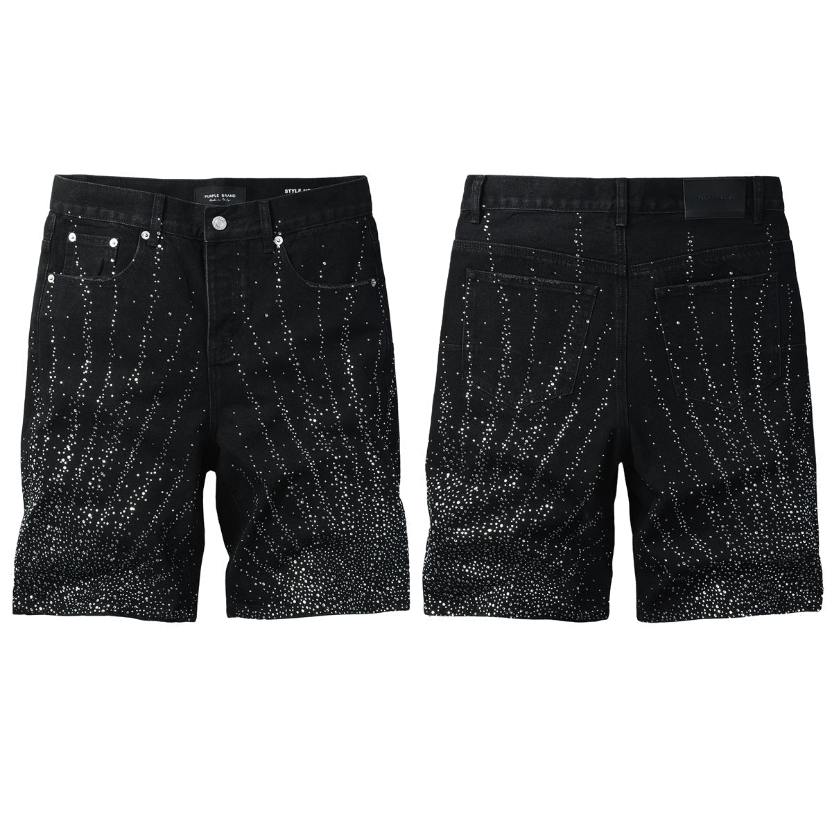 PURPLE Shorts Crystals 5115