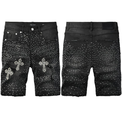 PURPLE Shorts Crystals 5111