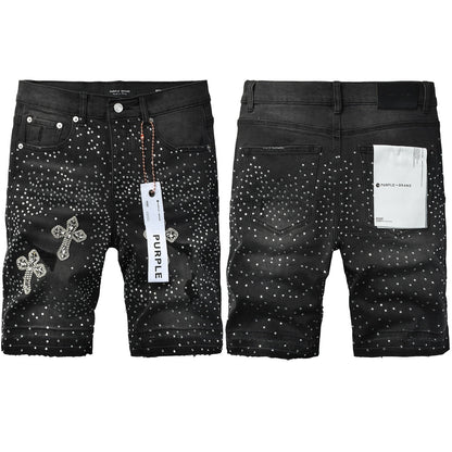 PURPLE Shorts Crystals 5111