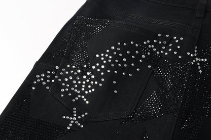 PURPLE Shorts Crystals 5117