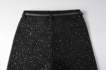 PURPLE Shorts Crystals 5095