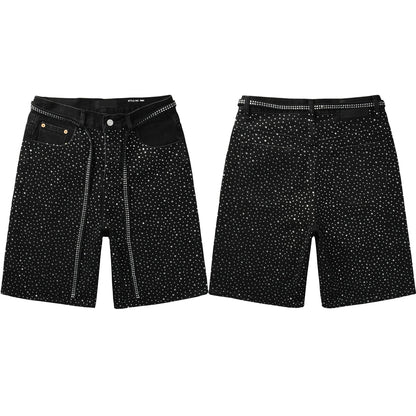PURPLE Shorts Crystals 5095
