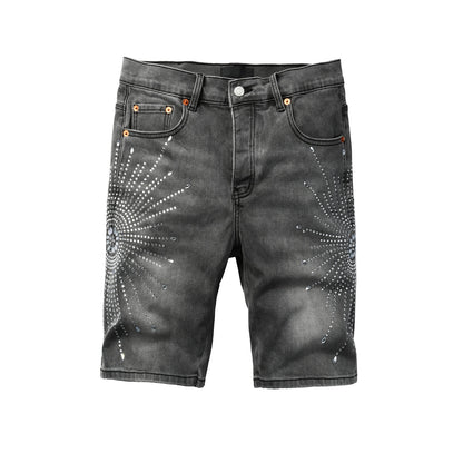 PURPLE Shorts Crystals 5094