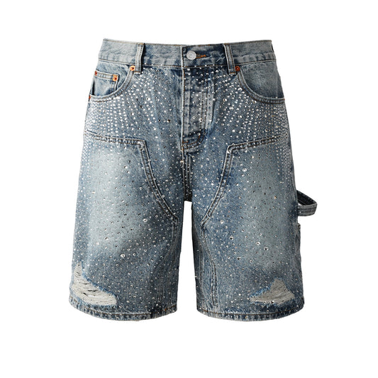 PURPLE Shorts Crystals 5097