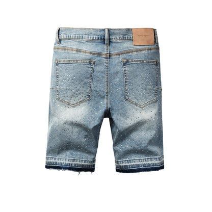 PURPLE Shorts Crystals 5098