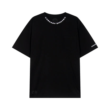 Chrome Hearts Sanskrit Pocket & Neck Letter Printed T-shirt TB02