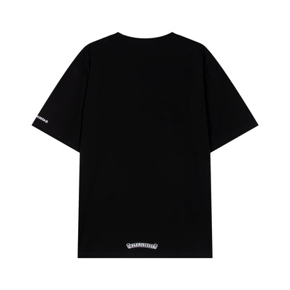 Chrome Hearts Sanskrit Pocket & Neck Letter Printed T-shirt TB02