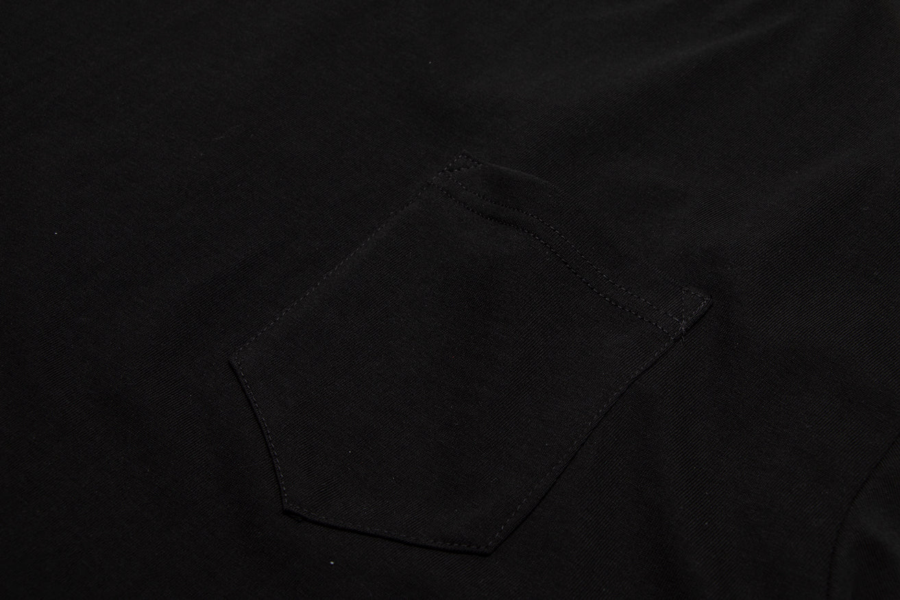 Chrome Hearts Sanskrit Pocket & Neck Letter Printed T-shirt TB02