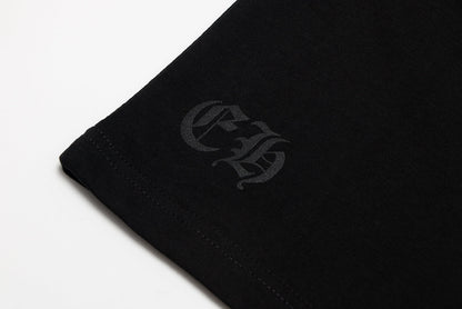 Chrome Hearts Sanskrit Pocket & Neck Letter Printed T-shirt TB02