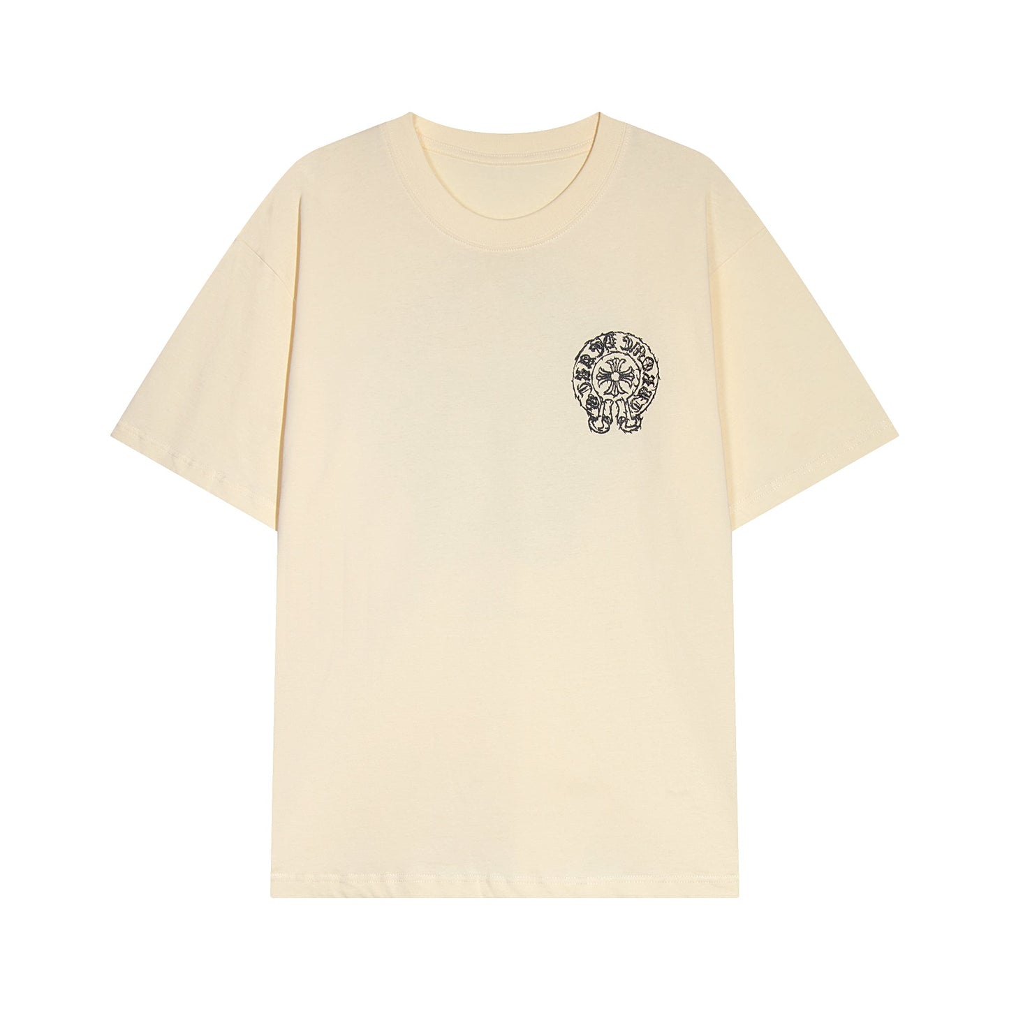 Chrome Hearts Sanskrit Horseshoe Cross T-shirt TB36