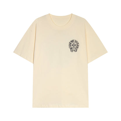 Chrome Hearts Sanskrit Horseshoe Cross T-shirt TB36