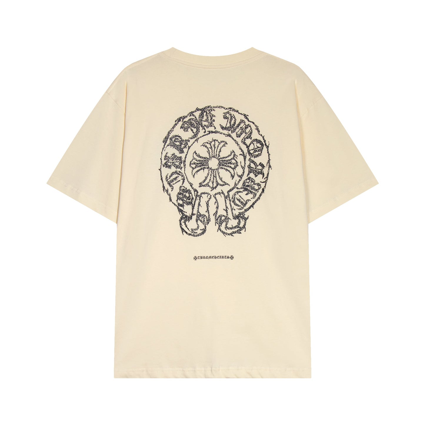 Chrome Hearts Sanskrit Horseshoe Cross T-shirt TB36