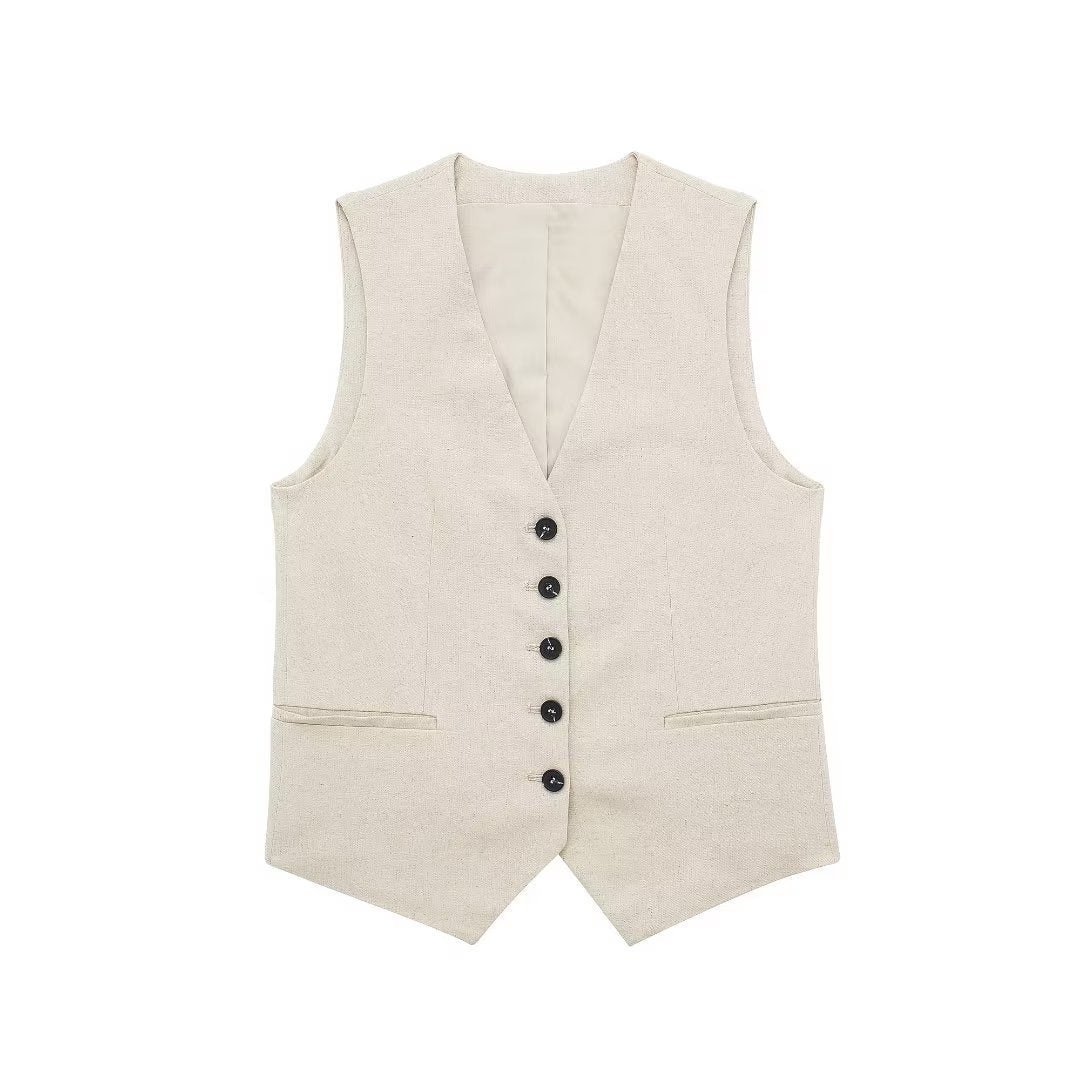 Women Vest Shorts With Suit