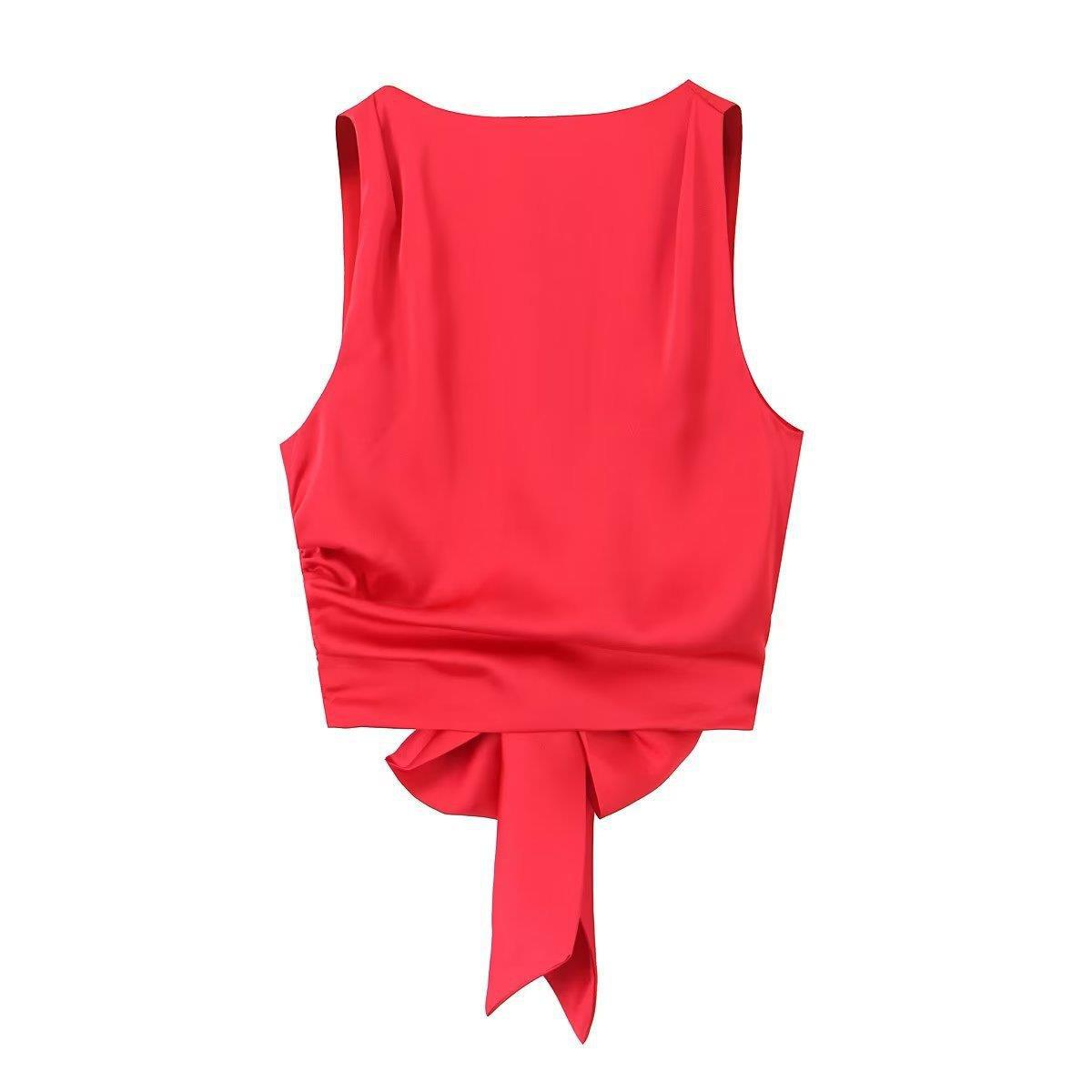 Women Vest Sexy Backless Temperament