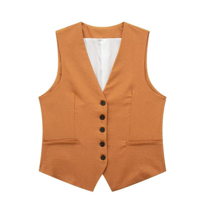 Women Vest Shorts With Suit