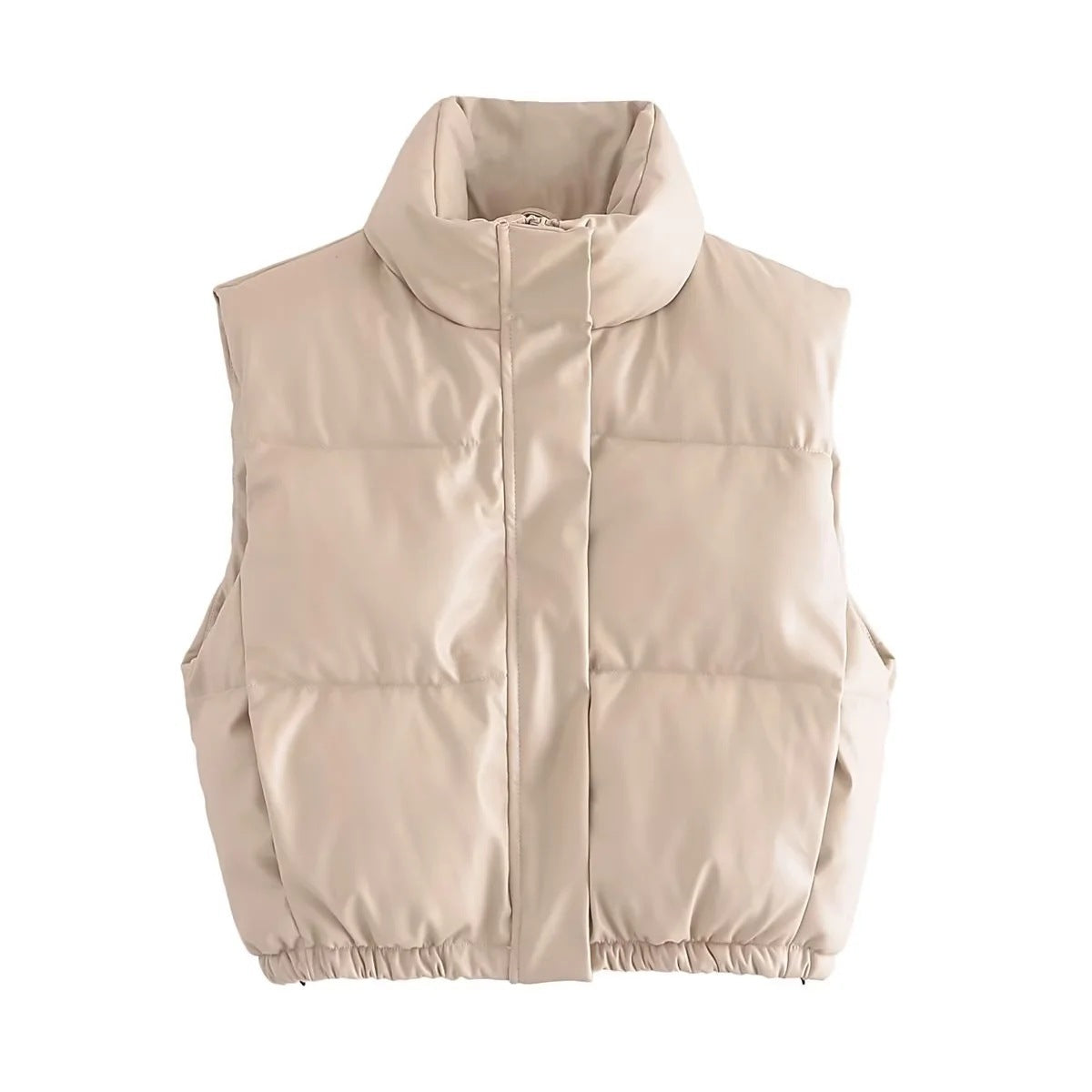 Women Vest PU Leather Vest Fashion Camisole