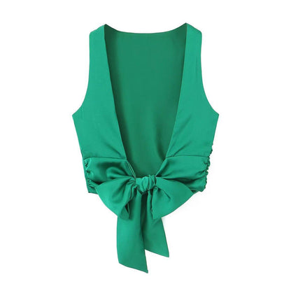Women Vest Sexy Backless Temperament