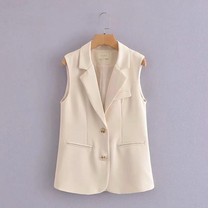 Women Vest Suit Vest Commuter Loose