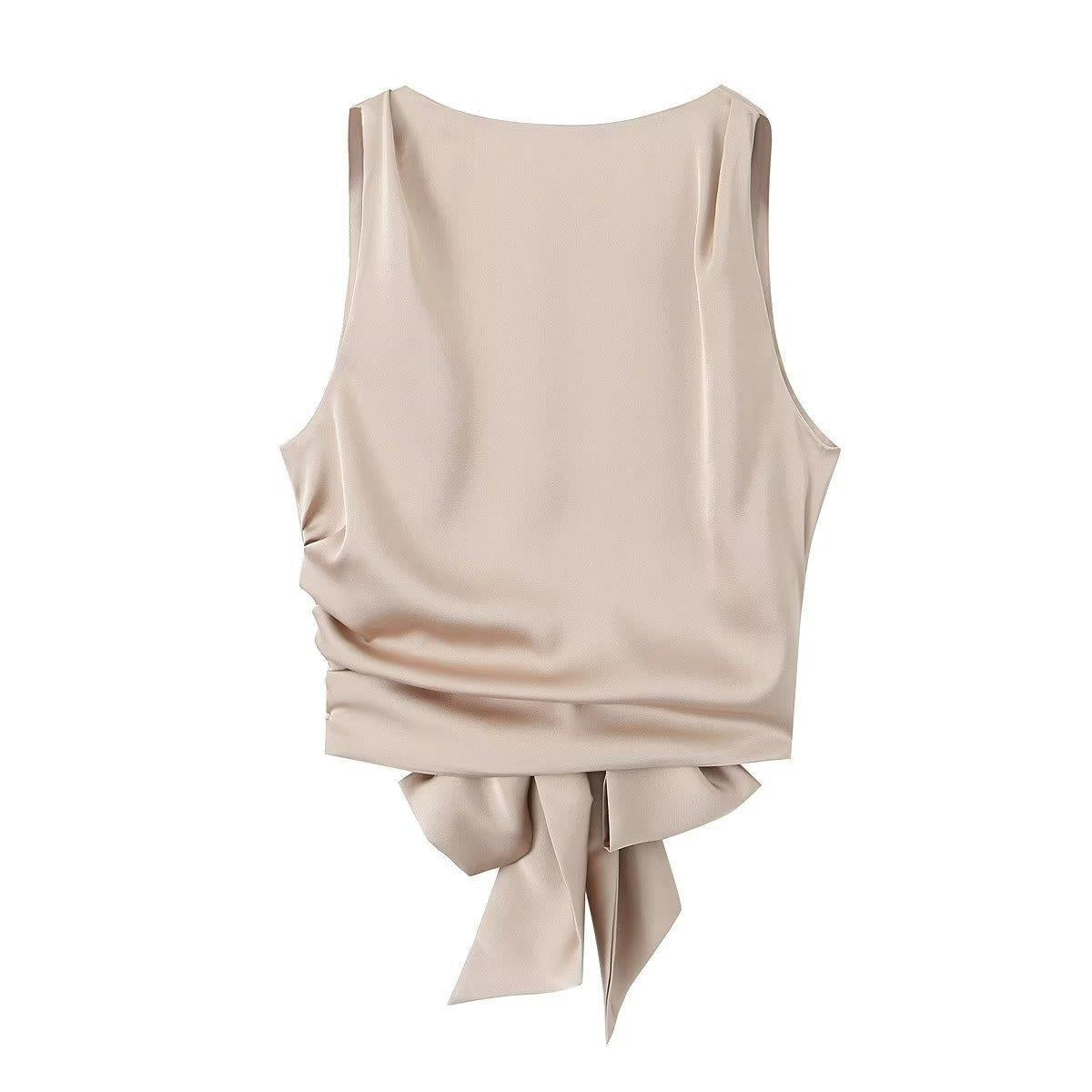 Women Vest Sexy Backless Temperament