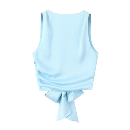 Women Vest Sexy Backless Temperament