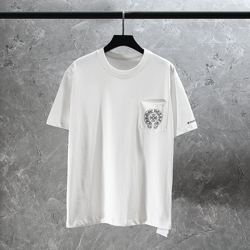 Chrome Hearts Horse Shoe Logo Pocket T-Shirt K6013