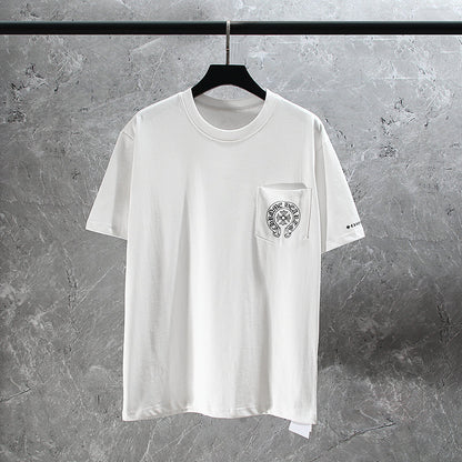 Chrome Hearts Horse Shoe Logo Pocket T-Shirt K6013