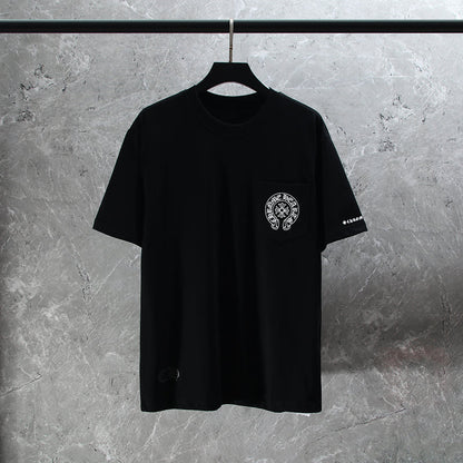 Chrome Hearts Horse Shoe Logo Pocket T-Shirt K6013