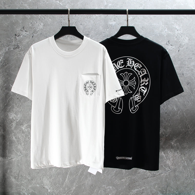 Chrome Hearts Horse Shoe Logo Pocket T-Shirt K6013