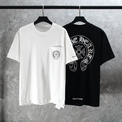 Chrome Hearts Horse Shoe Logo Pocket T-Shirt K6013