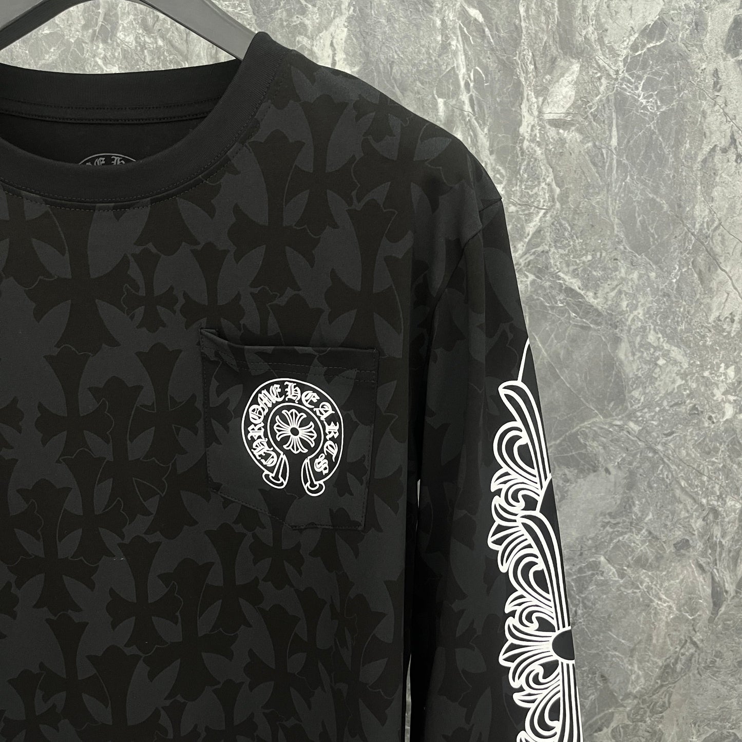 Chrome Hearts Men's Long-Sleeve T-shirt Sweatshirt K9019