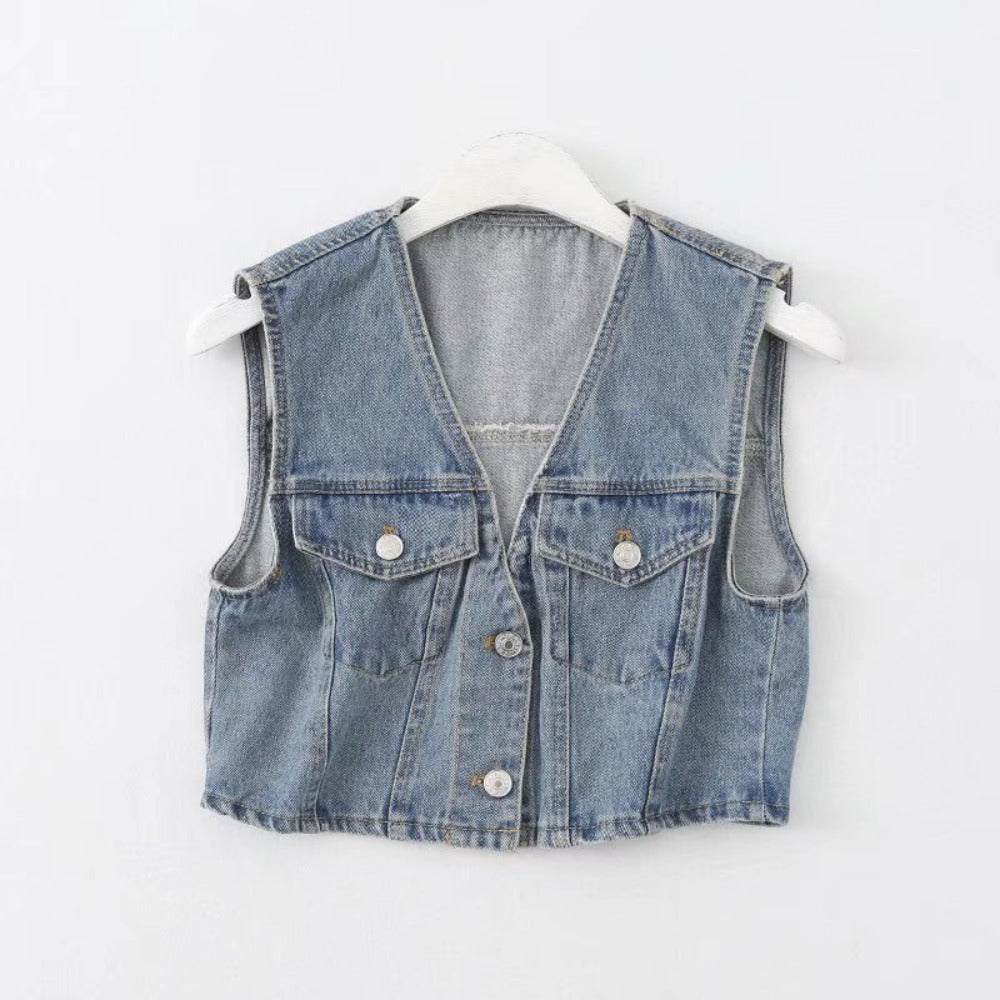 Women Vest Retro Sleeveless Slim Fit