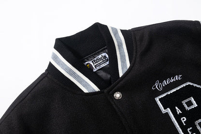 BAPE Baseball Embroidered stars Jacket
