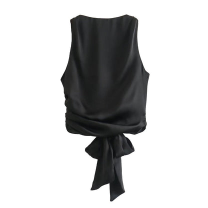 Women Vest Sexy Backless Temperament