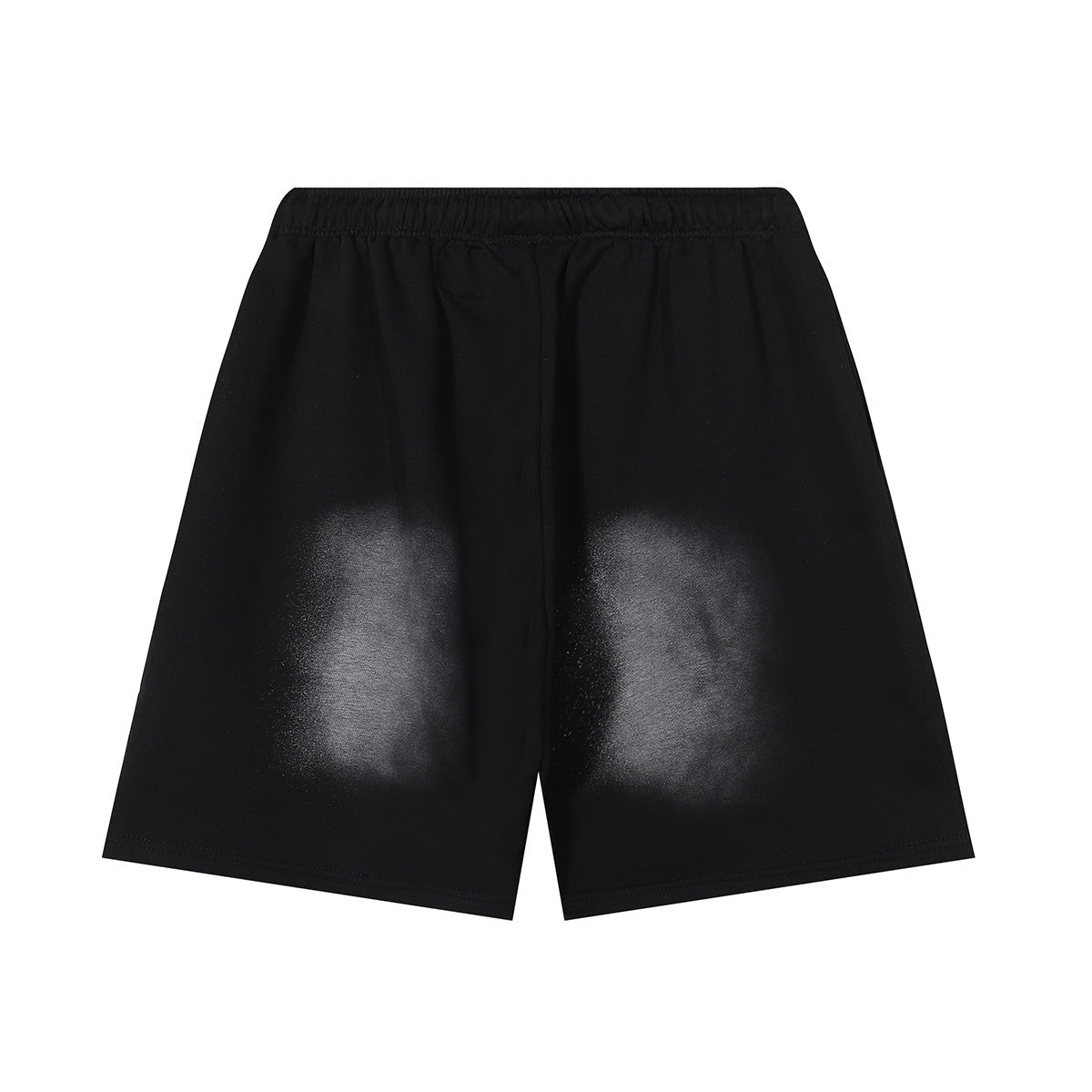 Hellstar Flame Graphic Shorts Black and White