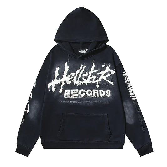 Hellstar Records Hoodie Black